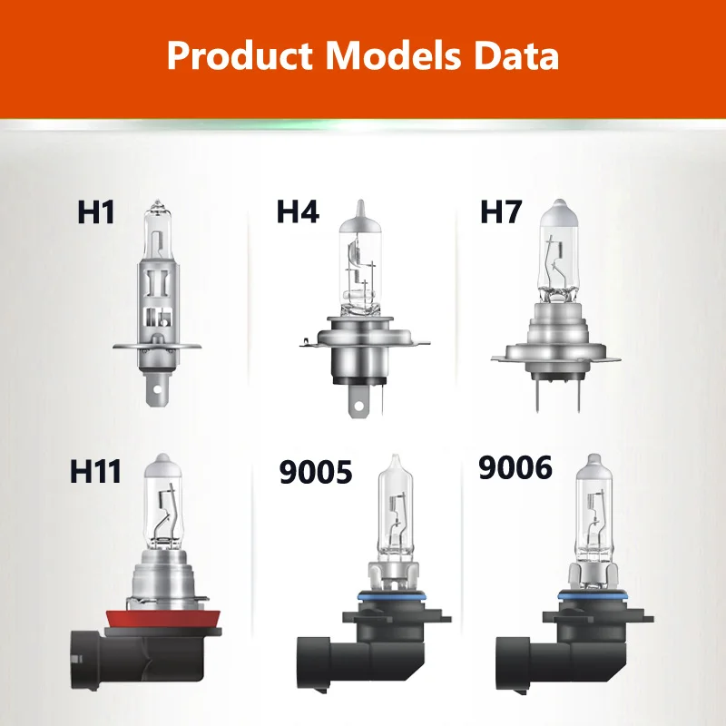 OSRAM H1 H4 H7 H11 9003 9005 9006 65W Halogen Light HB2 HB3 HB4 12V 3200K Head Lamp +30% Bright Car Bulb OEM Quality SUP 1pc 3