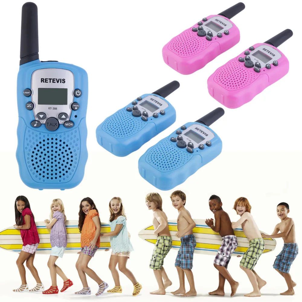 

2x RT-388 Walkie Talkie 0.5 W 22CH Twee Manier Radio Voor Kinderen Kinderen Gift