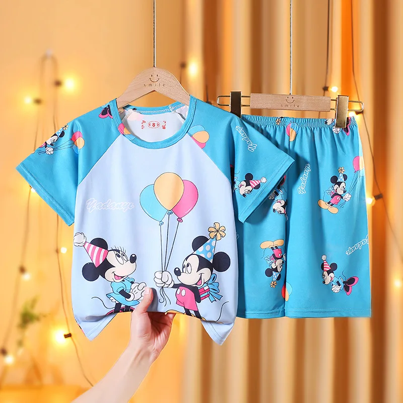 cute pajama sets	 New Sleepwear Baby Sets Leisure T-shirt + Shorts Pyjamas Sets Toddler Clothing Girls Boy Clothes Sets For Kids cotton pajama sets Sleepwear & Robes
