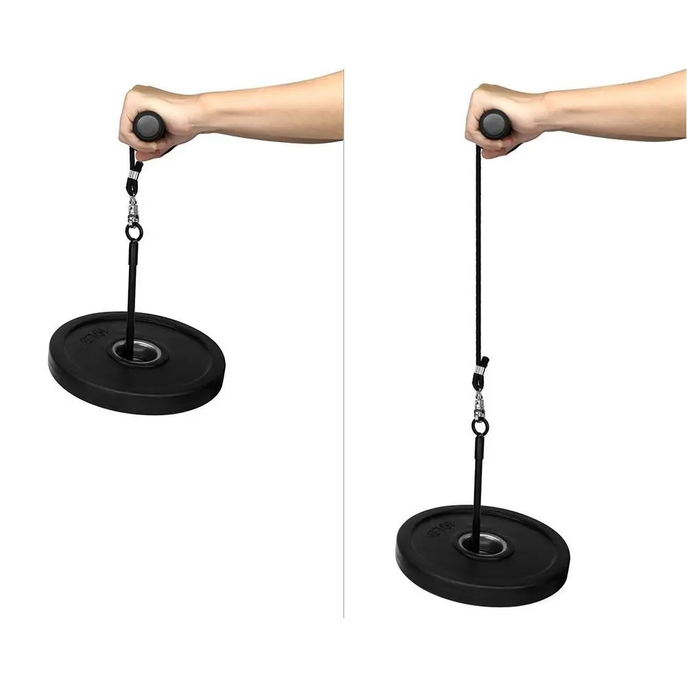 Forearm Wrist Blaster Roller Trainer Arm Triceps Strength Trainer Power Weight Lifting Rope Gripper Strengthener Equipment