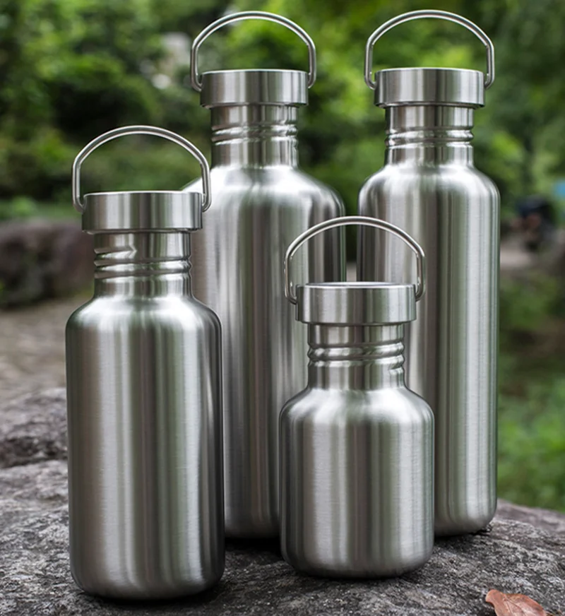 Water Bottle 304 Stainless Steel Sport Drinking BPA Free