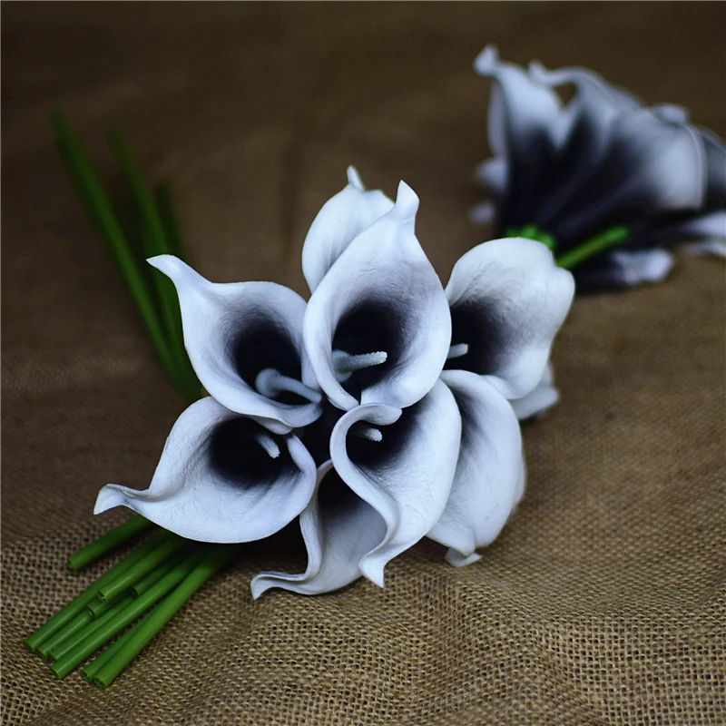 Black Artificial Flowers Decorations Black Flowers Artificial Real
