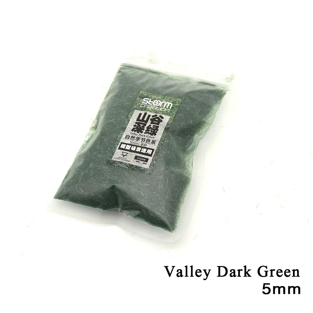 2pcs 5mm Static Grass Tuft Model Flocking Nylon Lawn Powder Miniature Scene Railway Layout Landscape DIY Terrain Materials 13