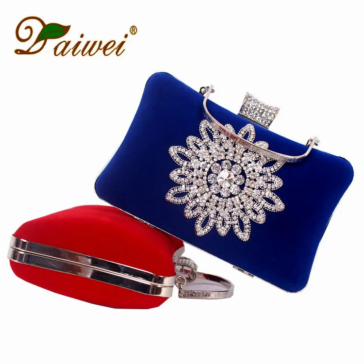 

Snowflake Diamond Evening Bag Women's Diamond Banquet Formal Dress Clutch Bride Handbag