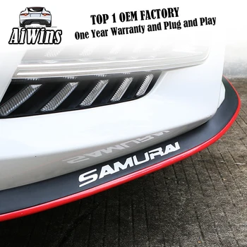 

Aiwins Car Front Lip Bumper Skirts Anti Scratch Car Sticker Body Kit Spoiler Bumpers Rubber Auto Protector Strip Decoration