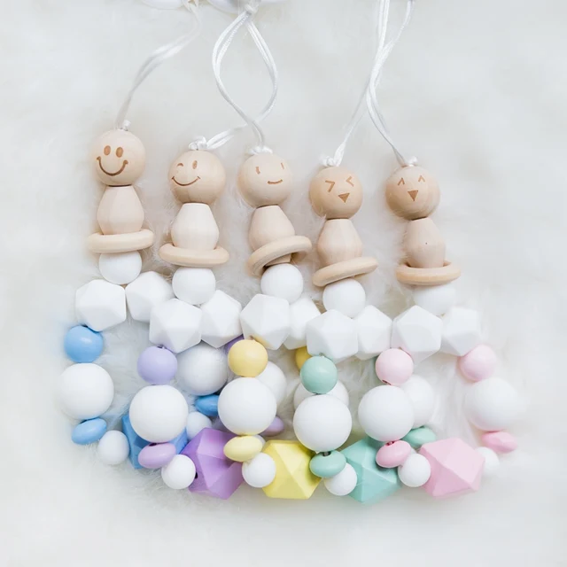3Pcs/Set Baby Rattles Wooden Beads Pendant Crib Mobile Baby Toys Bed Hanging Decor Handmade Stroller Accessories Infant Products 4
