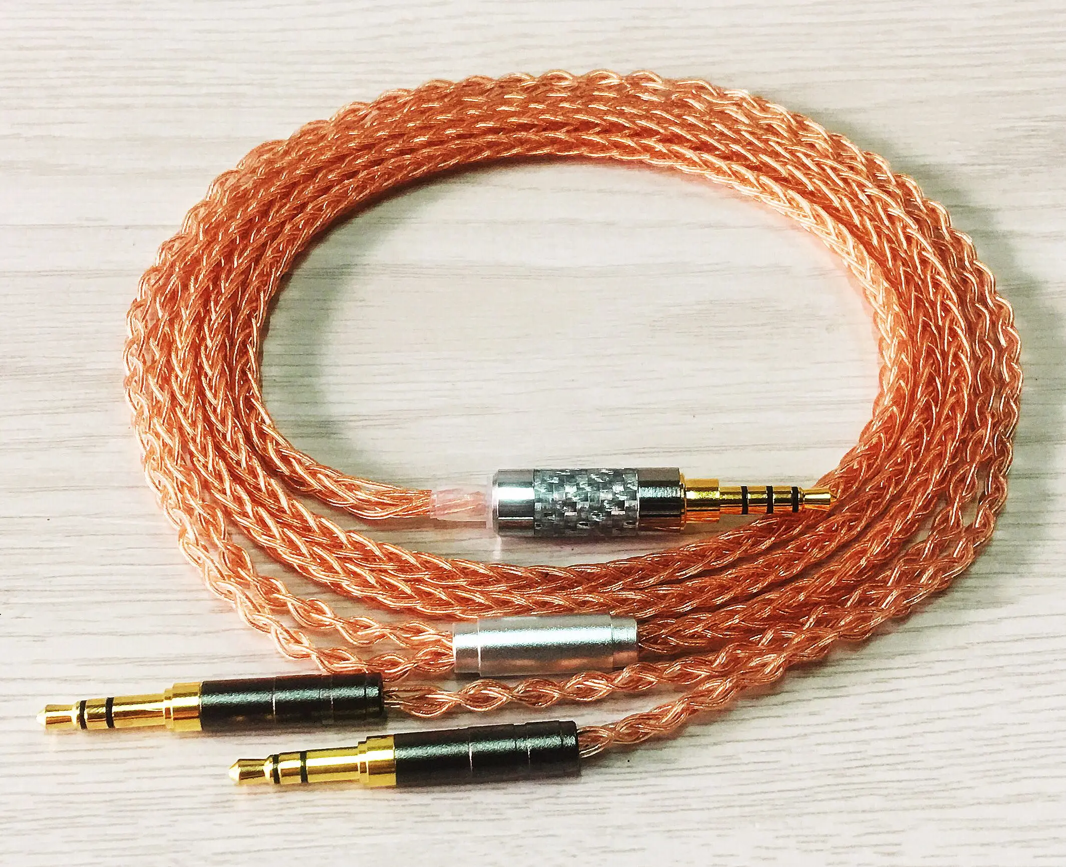 Audiocrast 8 Cores 7N OCC Single Crystal Copper Headphone Upgrade Cable for Sundara Aventho focal elegia t1 t5p D7200 MDR Z7