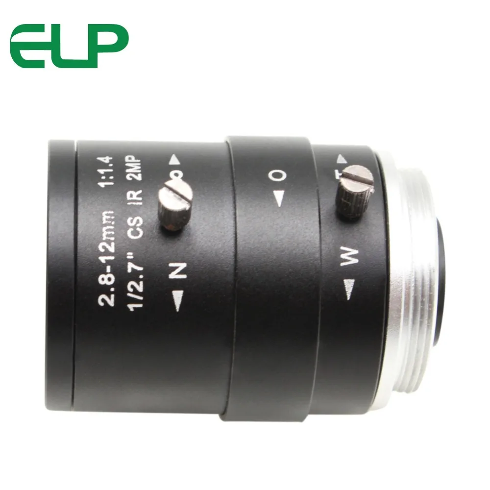 ELP 2,8 12 12mm/5 50mm montaje CS lente Varifocal HD megapíxeles Manual zoom lente de enfoque Manual para ELP cámara USB|Módulos de cámara| - AliExpress