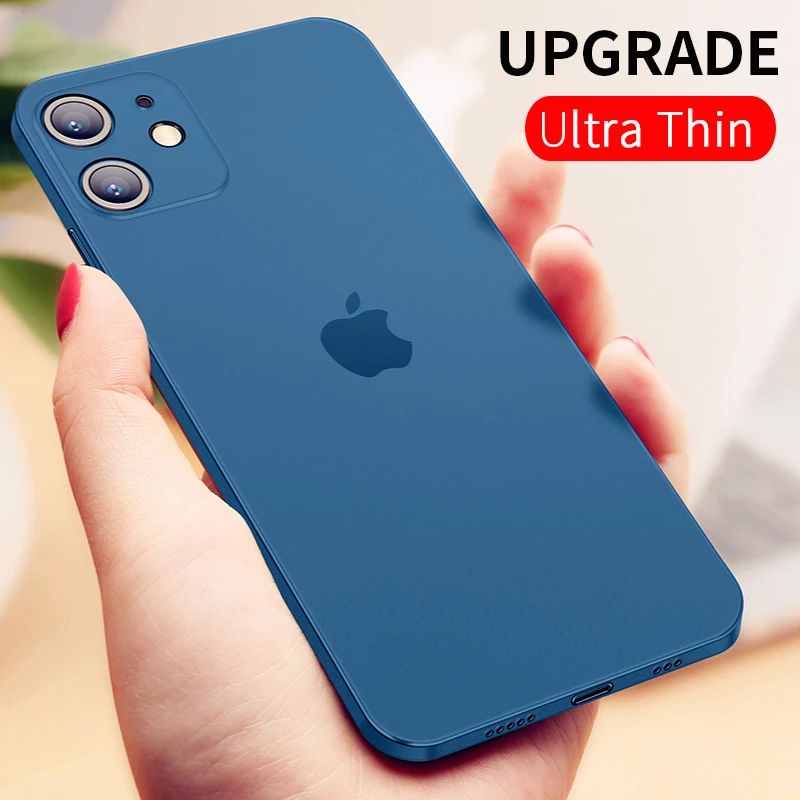 Ультратонкий Роскошный чехол iHaitun для iPhone 12 Pro Max с матовой отделкой задний