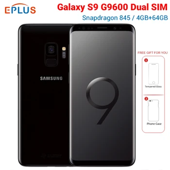 

New Original Samsung Galaxy S9 Duos G9600 Dual SIM Mobile Phone 64GB ROM 4GB RAM 5.8" Snapdragon 845 Octa core NFC 4G Smartphone