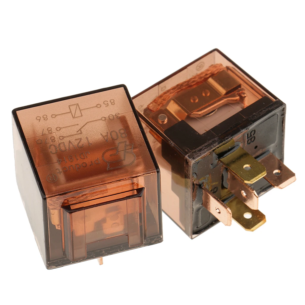 

Universal Car Audio DC 12V 2 Way Fuse Box Holder & Relay & 8 Blade Fuses Kit