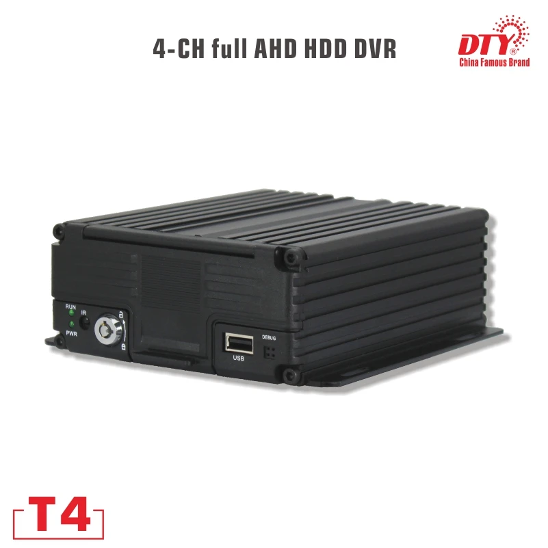 T4-4G &amp GPS DTY 4ch 720p hdd и sd карта мобильный dvr с 4G для автомобилей автобусов таксисов