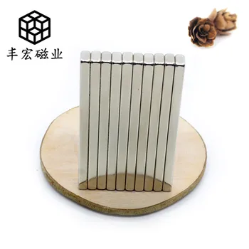 

40*5*3 strong magnetic block small magnetic strip strong iron absorbing stone magnetic steel block 40*5*3 NdFeB permanent magnet