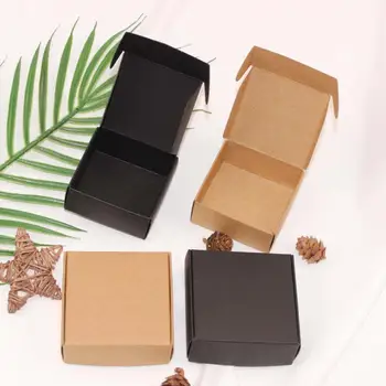 

50/100pcs Kraft Paper Gift Packing Boxes Blank Soap Box,Jewelry/ Wedding/Party /Candy/carft/accessories Storage Box