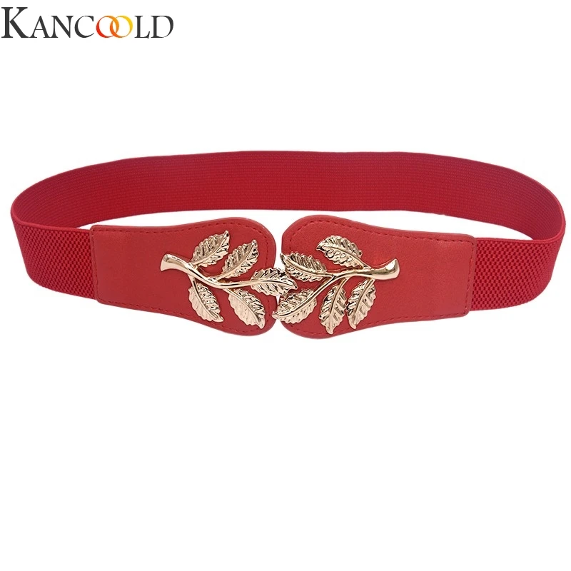 KANCOOLD, Модный женский ремень, Дамский лист, мягкий кожаный пояс, пояс для тела, широкий эластичный пояс, пояс для девушек, лучший подарок