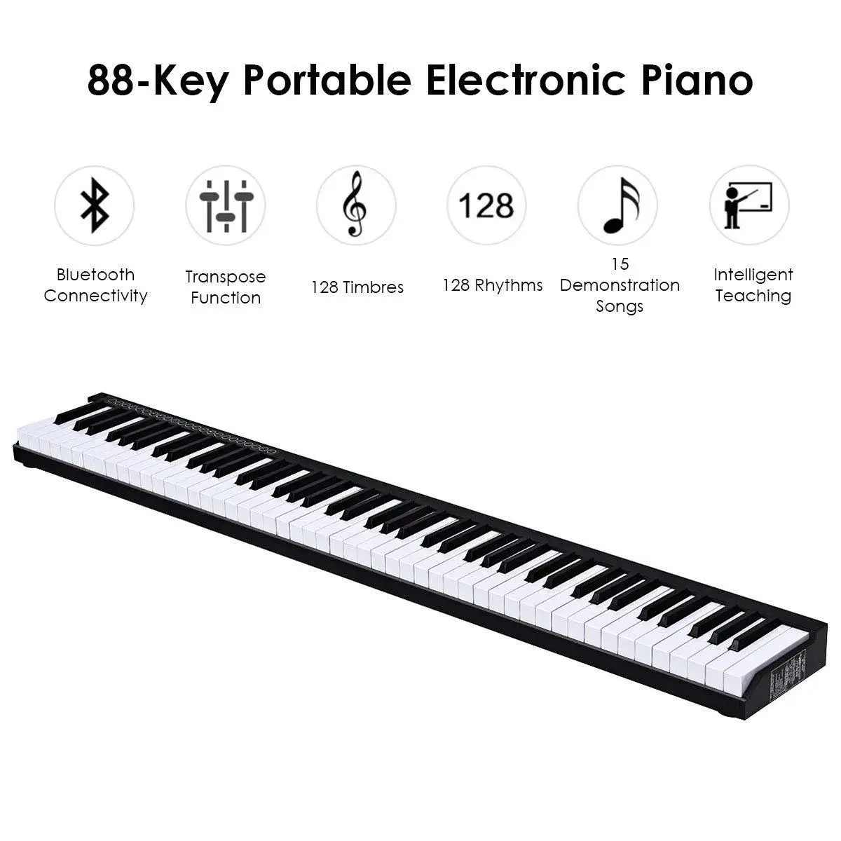 WERSI portable electronic piano 88-key beginner hand-rolled piano portable intelligent BX-II