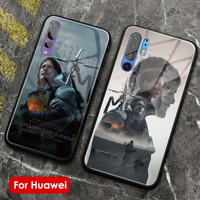 Защитный чехол из мягкого силикона и стекла для Huawei Honor V Mate P 9 10 20 30 Lite Pro Plus Nova 3 4