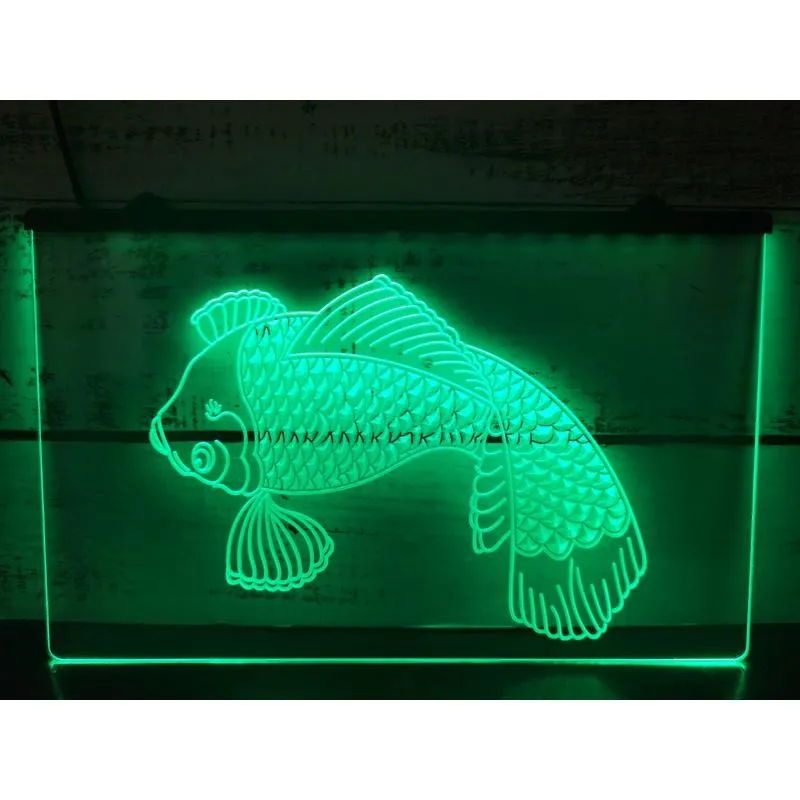 S015 Koi японская рыбка тату логотип LED неоновая световая вывеска | Дом и сад