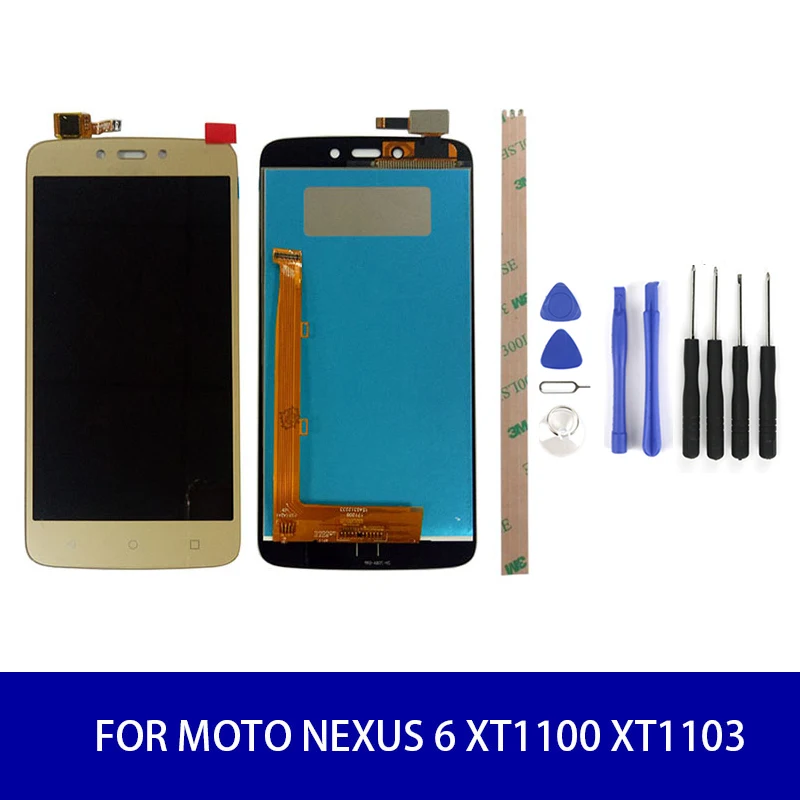 

Lcd Display For Motorola Moto C Plus XT1723 LCD Display + Touch Screen Digitizer Assembly Screen Display 1280x720