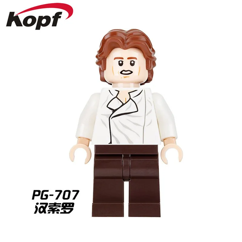 Одиночная космические войны белый клон желтый Utapau Trooper Commander Kashyyyk Neyo строительные блоки кирпичи игрушки для детей X0162 - Цвет: PG707 Without Box