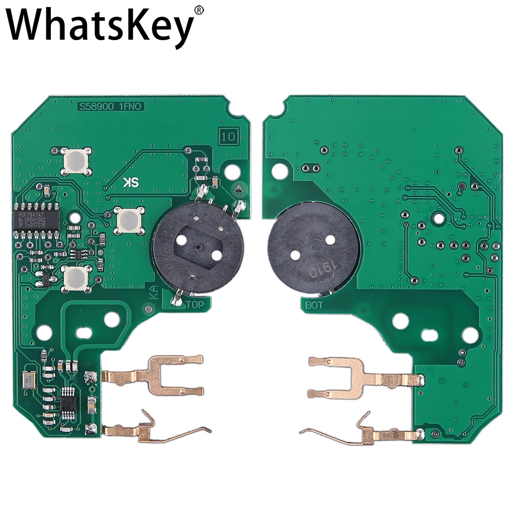 WHATSKEY 433MHZ ID46 PCF7947 CHIP REMOTE SMART CAR KEY FOR RENAULT II GRAND SCENIC MEGANE 2 3 CARD KEY