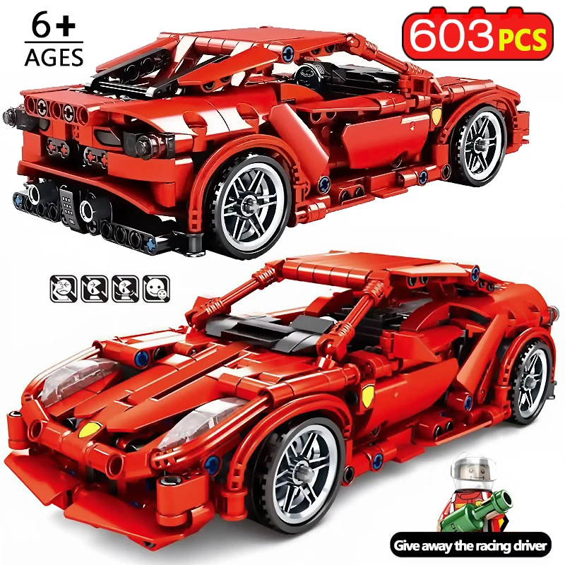 

cars Building Blocks Technic Racing Car Creator APP Remote Control Car Bricks Toys For Children Educational Toys For Boy