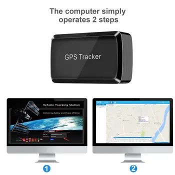 

Mini GPS Tracker GPS / LBS / GSM / GPRS Tracker Long Standby Built-in Magnetism 4000mA Battery Data Logging Geo-fence Alarm