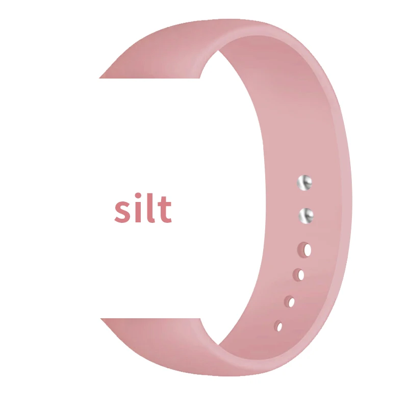 Ремешок для часов iwatch Series 6 5 4 38 42 мм резиновый силиконовый Браслет наручных с