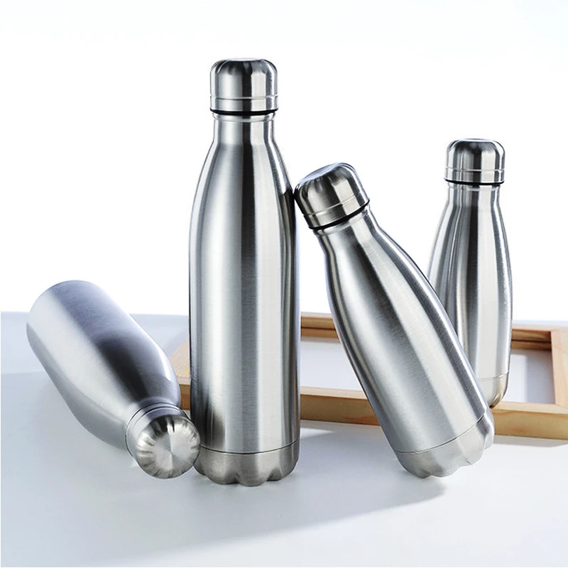 500/1000 мл бутылка для воды Нержавеющая сталь Портативный BPA бесплатная питьевой