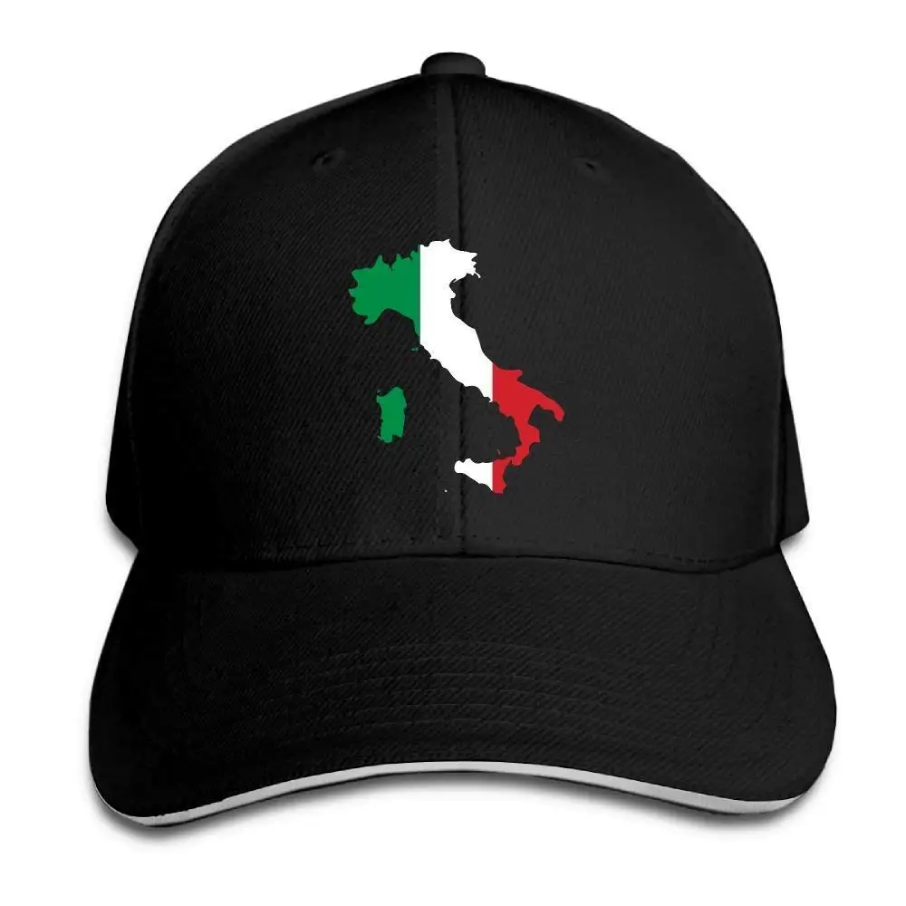 TSDFCWo мужские/мужские Italia Италия Итальянская карта взрослые Регулируемые Snapback Шляпы папа шляпа
