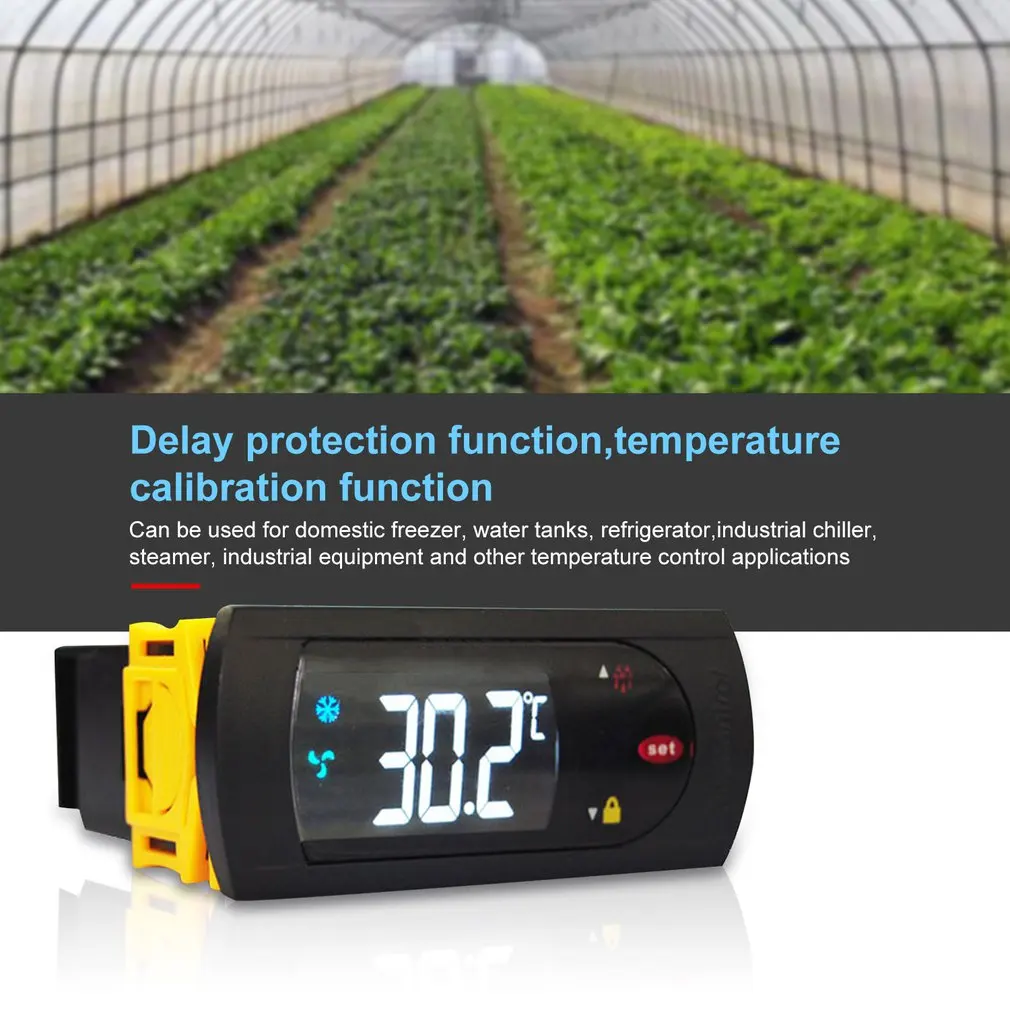 RC-111H цифровой регулятор температуры Термостат микрокомпьютер терморегулятор холодильник контроллер на термоэлементах
