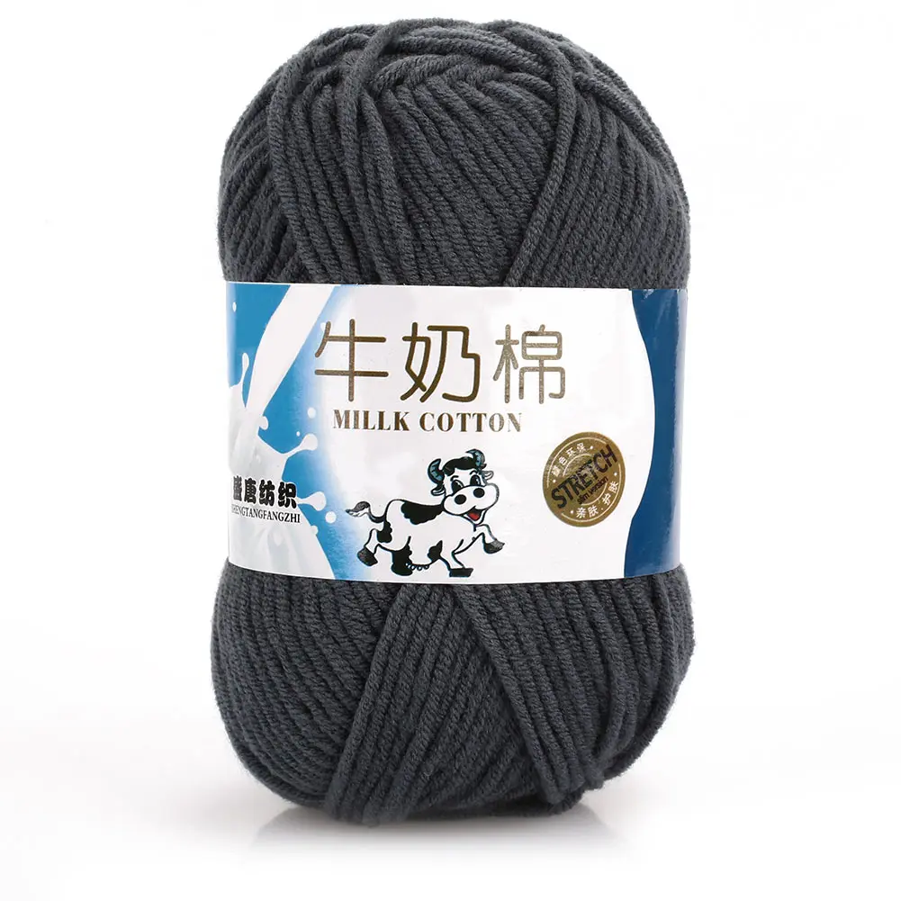 SOLEDI 50g Warm Milk Cotton Hat Winter Sweater DIY Soft Knitting Wool Gift Sewing Line Scarf