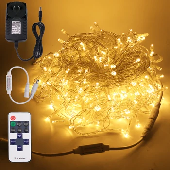 

Christmas Lights String LED Fairy Light 10m 20m 30m 50m 100m Xmas Outdoor Christmas Lamp Wedding Party Holiday Lights Dimmable