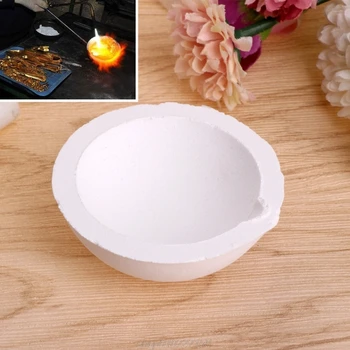 

100Grams Quartz Bowl Jewelry Equipment Crucible For Melting Gold Silver Platinum N04 20 Dropshipping