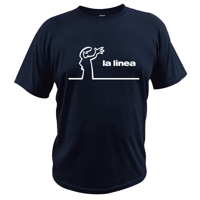 Great Space Coaster T Shirt Balum La Linea Funny Graphic Tshirt 100% Cotton Comfortable Premium Camisetas Navy Blue 3