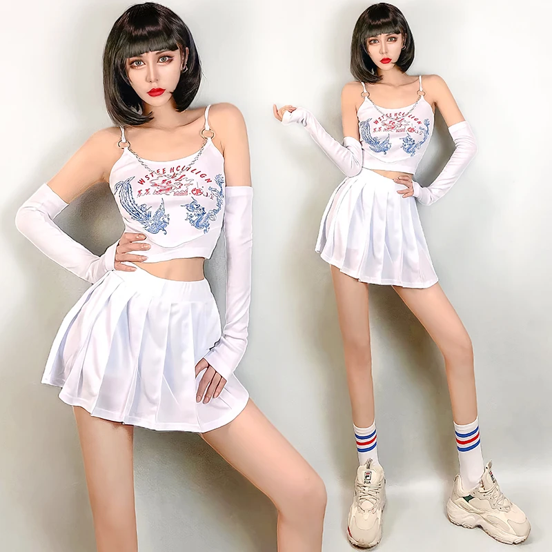 

Танцевальная одежда для ночного клуба, одежда для выступлений, женская одежда для вечевечерние, Женский костюм бикини для бара, Dj Gogo, танцевальный костюм YS2541