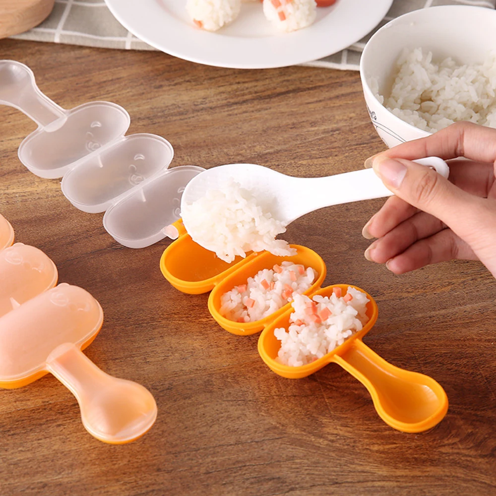 Yiiena Cute Mini Meat Vegetable Roll Sushi Rice Ball Mold Sculpting & Modeling Tools 