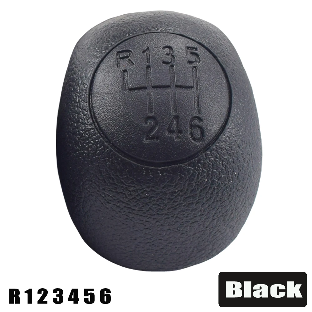 Автомобильный Стайлинг, 5 скоростей, ручной рычаг переключения передач, ручка, головка для FIAT DUCATO/CITROEN JUMPER реле/PEUGEOT BOXER 1994-2006 - Название цвета: Black 6 speed