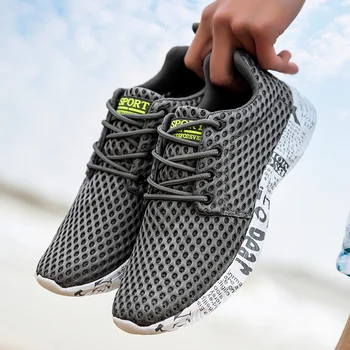 

2020 Spring Men Casual Shoes Mesh Breathable Sneakers Lightweight Men Shoes Trainers Comfortable Tenis Masculino Adulto
