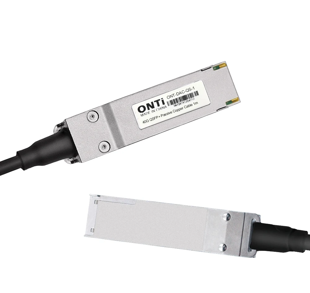 ONTi 40G QSFP+ к QSFP+ кабель DAC 0,5 м 1 м 2 м 3 м 5 м 7 м пассивный прямой медный кабель Twinax для huawei Cisco Dell Juniper