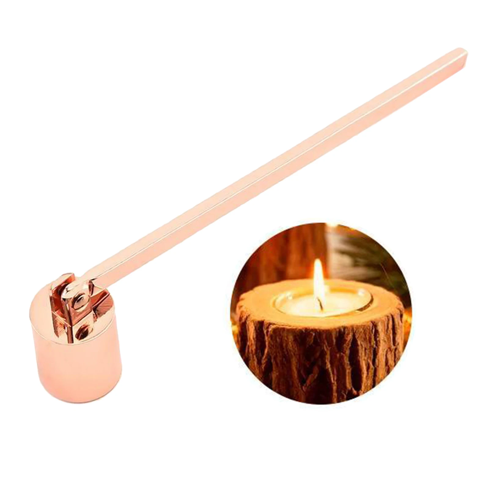 Candle Snuffer Polished Stainless Steel Candle Extinguisher Snuffer 19.3cm