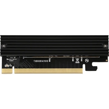 

M.2 Adapter Card M.2 to PCIE 3.0 High-Speed X16 NVMe SSD Expansion Adapter Card with Heat Sink for Computer