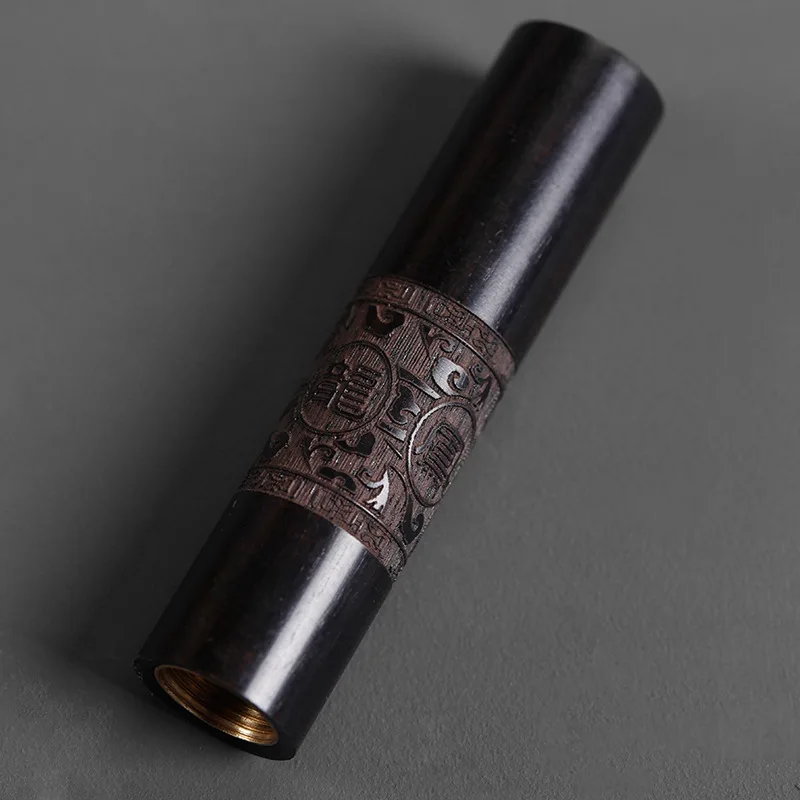 Pattern Steel Tea Needle Tea Cone Stainless Steel Wood Handle