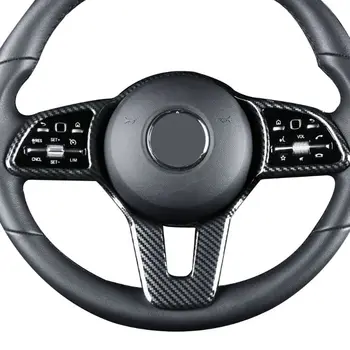

Car Steering Wheel Button Sticker Decorative Frame Set for C-Class E-Class GLB GLE Auto Interior Decoration Accessories