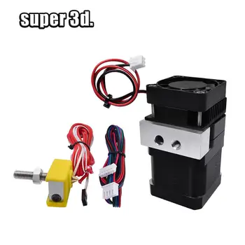 

3D Printer MK8 MK9 Left/Right hand Extruder Hotend Plastic With Stepper Motor+0.4mm Nozzle 1.75mm/3.00mm+Cooling Fan full kit