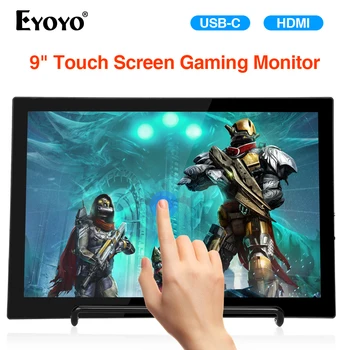 

Eyoyo EM09T 8.9" USB Type C Portable Gaming Monitor Touch Screen 1920x1200 IPS PS4 Xbox Display For PC Laptop Phone Nintendo