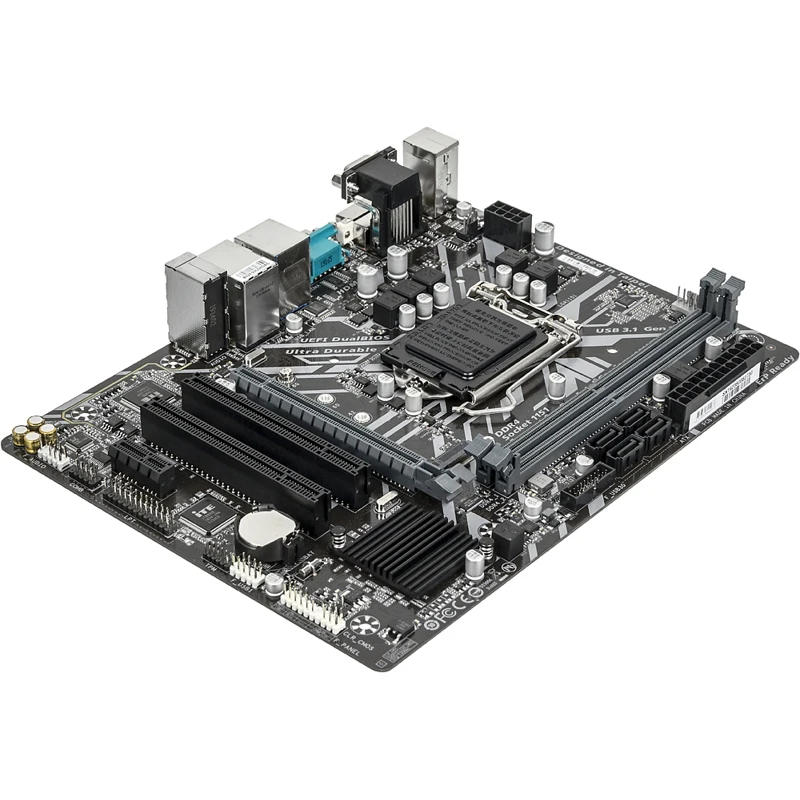 Материнская плата Gigabyte H310M S2P 2.0 Soc-1151v2 Intel H310C 2xDDR4 mATX AC`97 8ch(7.1) GbLAN+VGA