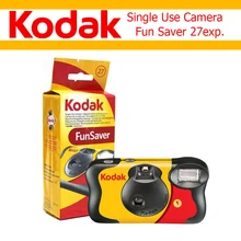 Appareil photo Kodak Fun Saver à usage unique, Film jetable, Flash manuel ISO800 (date d'expiration 2021 – 9), 27 Photos