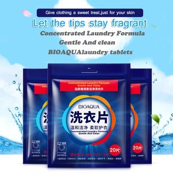 

20pcs Fragrance Cleansing Laundry Tablets Efficient Washing Machine Descaler Cleaner Deep Cleaning Remover Tablets Deodorant
