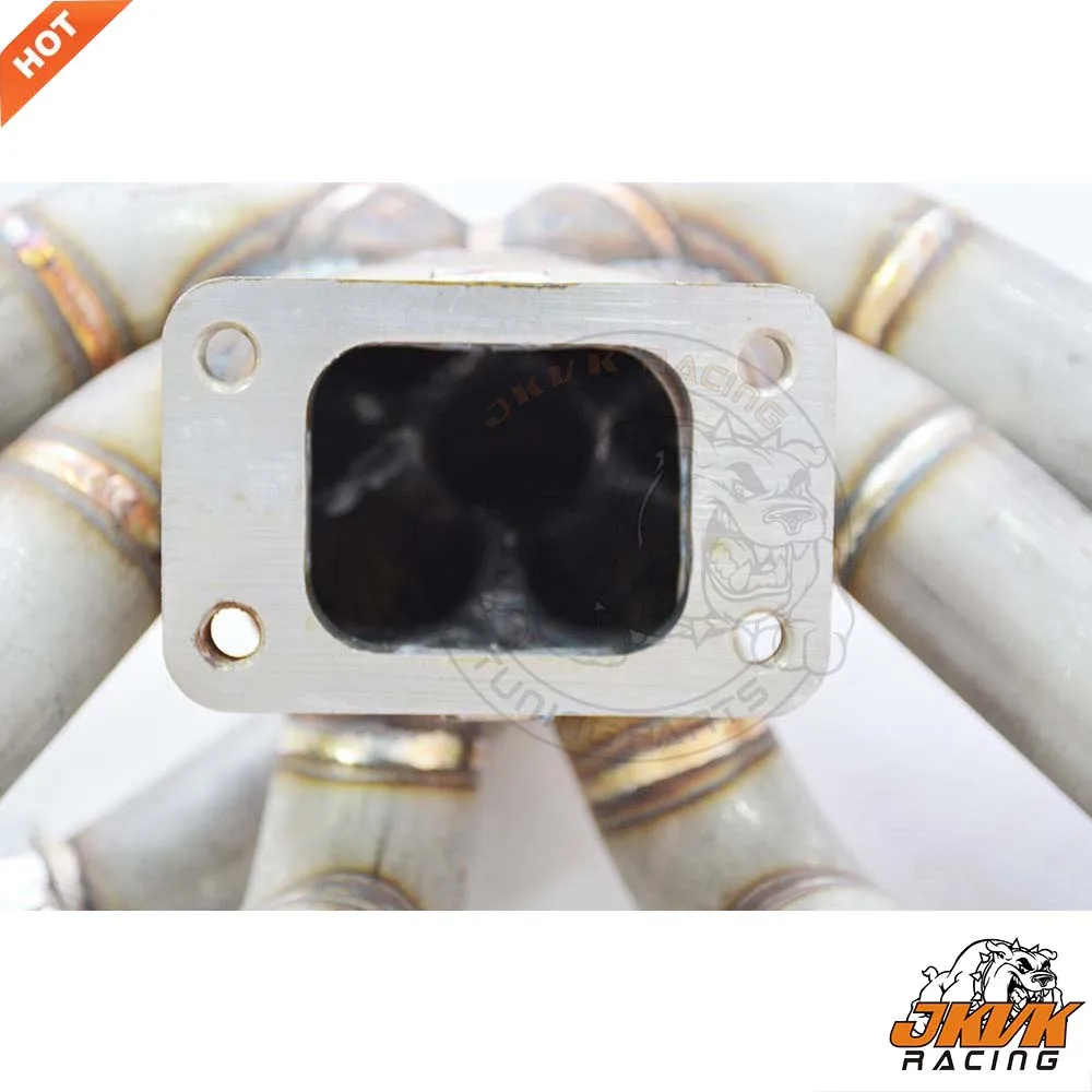 JKVK RACING 3 мм Толстая Паровая труба T3 фланец Верхнее Крепление R32 R33 RB20DET RB20 RB25 RB25DET коллектор